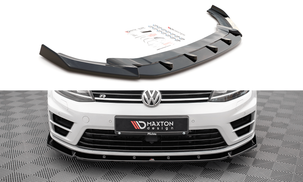 Maxton Design Front Splitter V.4 VW Golf R Mk7