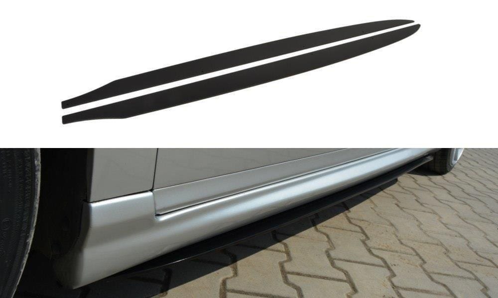 Maxton Design Racing Side Skirts Diffusers VW Passat B6/B7 R-Line