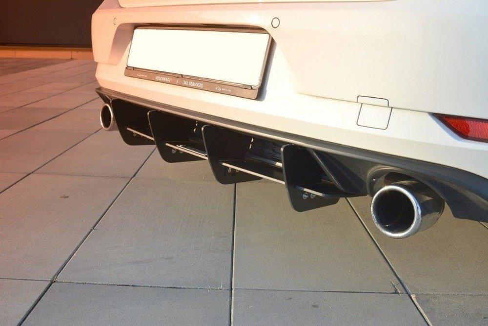 Maxton Design Rear Diffuser VW Golf Mk7 GTi Facelift