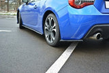 Maxton Design Rear Side Splitters V.1 Subaru Brz Facelift