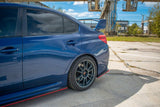 Maxton Design Rear Side Splitters V.2 Subaru WRX STI