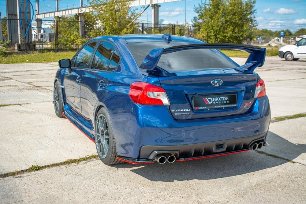 Maxton Design Rear Side Splitters V.2 Subaru WRX STI
