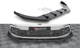 Maxton Design Racing Durability Front Splitter + Flaps Volkswagen Golf Mk8 GTi / R-Line