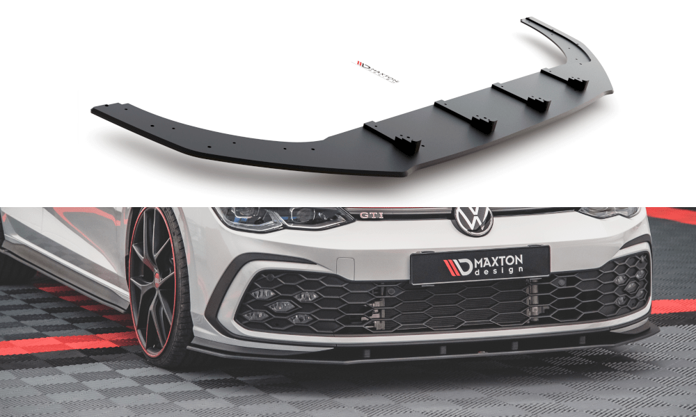 Maxton Design Racing Durability Front Splitter Volkswagen Golf Mk8 GTi / R-Line
