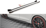 Maxton Design Racing Durability Side Skirts Diffusers + Flaps Volkswagen Golf Mk8 GTi / GTi Clubsport / R-Line