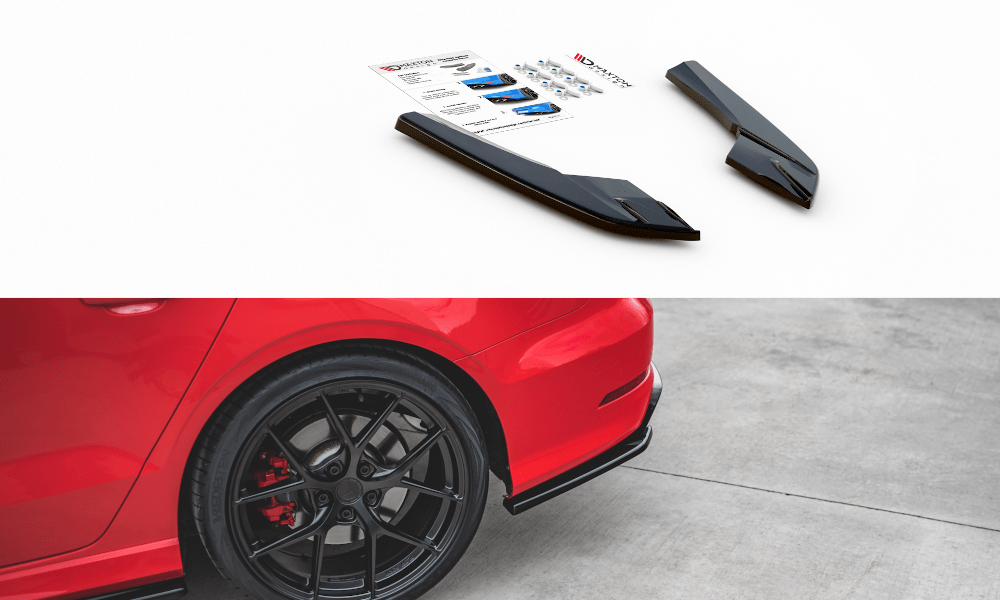 Maxton Design Rear Side Splitters Audi S3 Sedan 8V