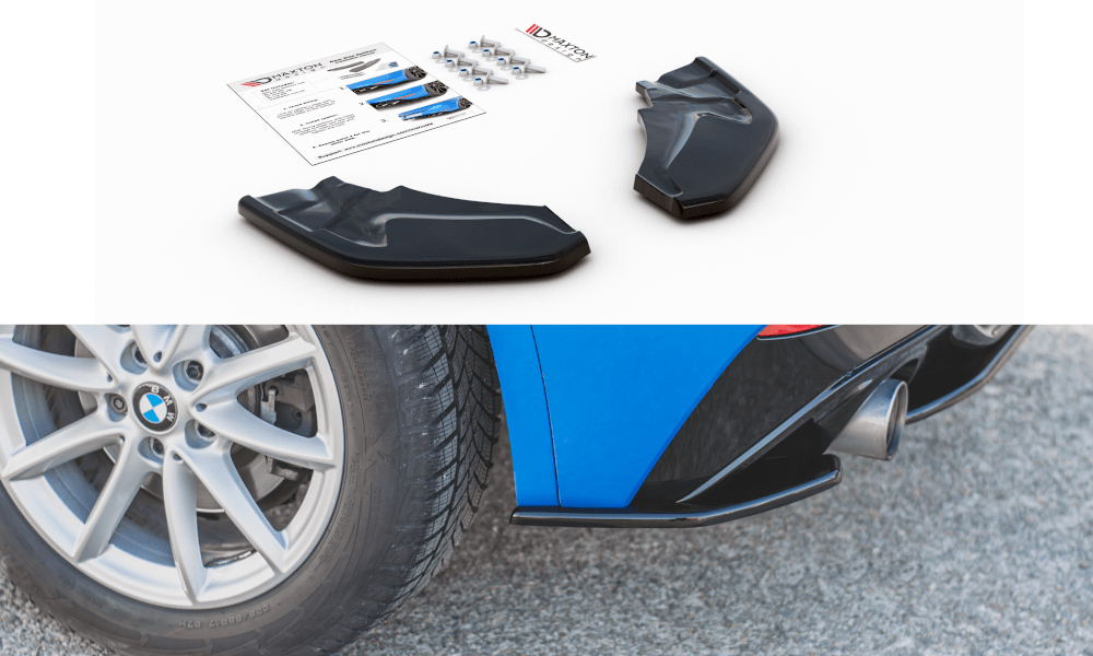 Maxton Design Rear Side Splitters BMW X2 F39 M-Package