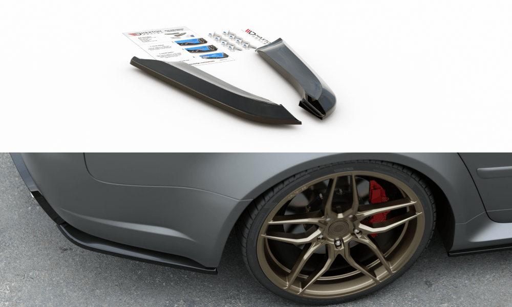 Maxton Design Rear Side Splitters V.2 Audi RS4 Sedan B7