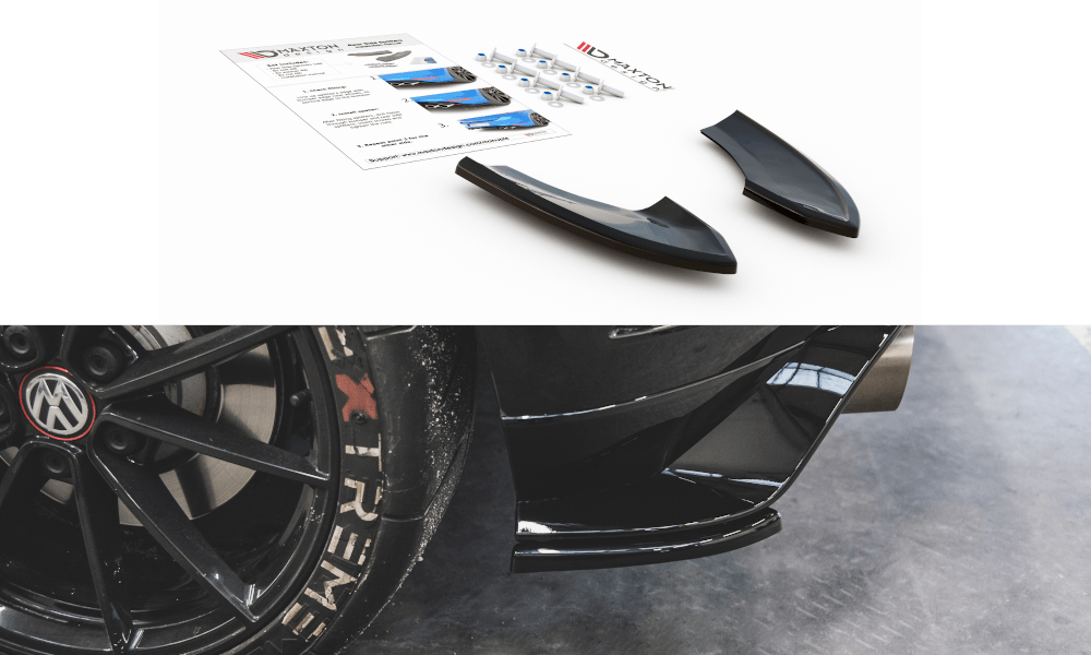 Maxton Design Rear Side Splitters VW Golf Mk7 GTI TCR