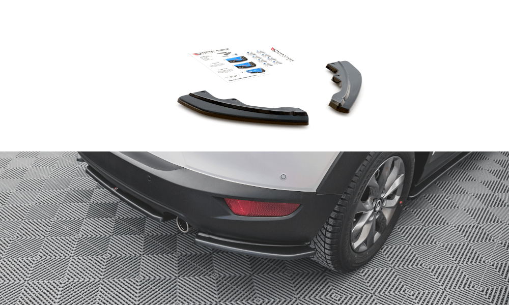 Maxton Design Rear Side Splitters For Mazda Cx-3