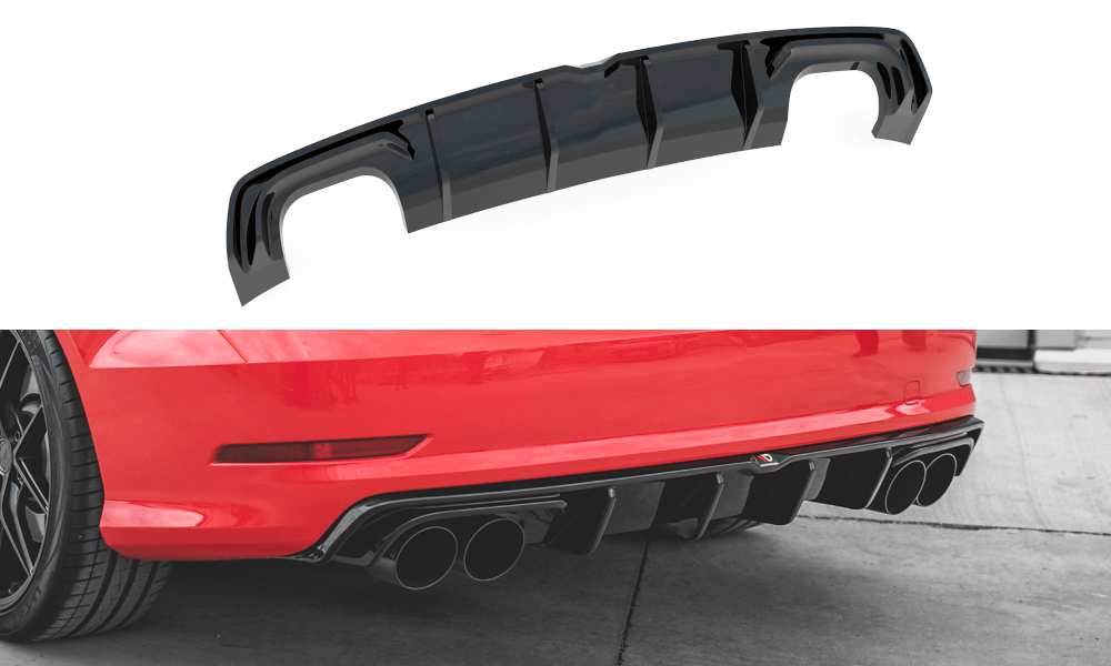 Maxton Design Rear Valance Audi S3 Sedan 8V