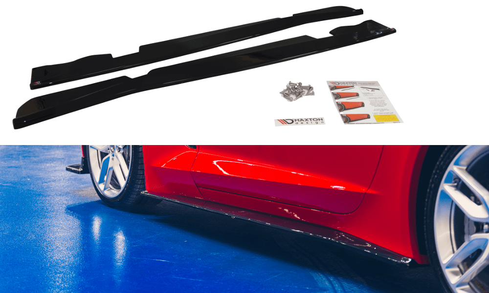 Maxton Design Side Skirts Diffusers - Chevrolet Corvette C7
