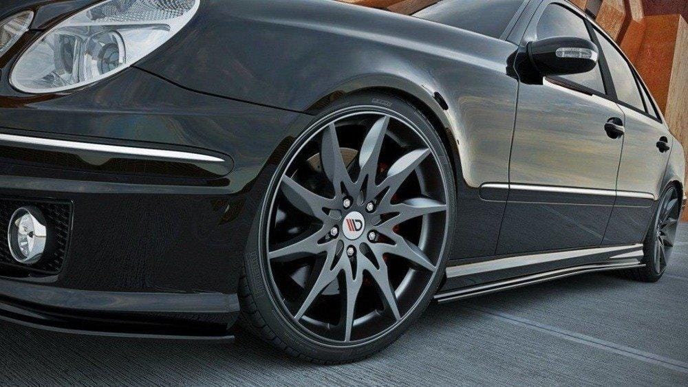 Maxton Design Side Skirts Diffusers Mercedes E-Class W211 AMG