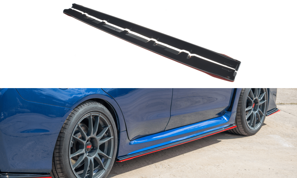 Maxton Design Side Skirts Diffusers V.2 Subaru WRX STI