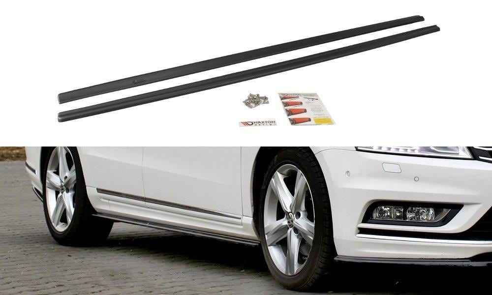 Maxton Design Side Skirts Diffusers VW Passat B7 R-Line