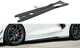 Maxton Design Side Skirts Diffusers - Chevrolet Corvette C8