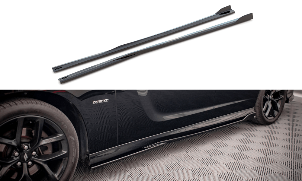 Maxton Design Side Skirts Diffusers Dodge Charger SRT MK7 Facelift