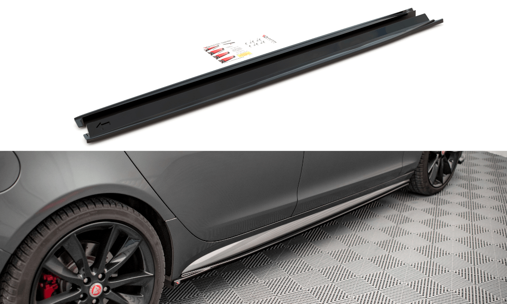 Maxton Design Side Skirts Diffusers Jaguar Xf R-Sport MK2