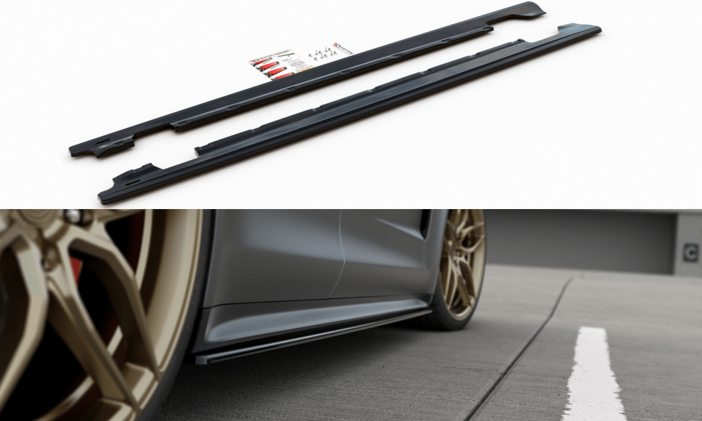 Maxton Design Side Skirts Diffusers Porsche Panamera Turbo / GTS 971