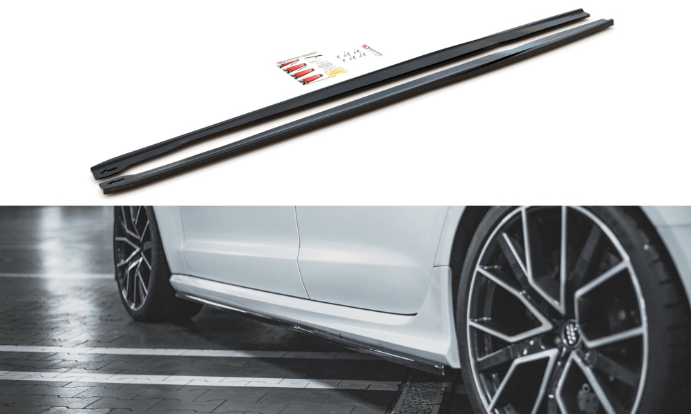 Maxton Design Side Skirts Diffusers V.2 Audi RS6 C7
