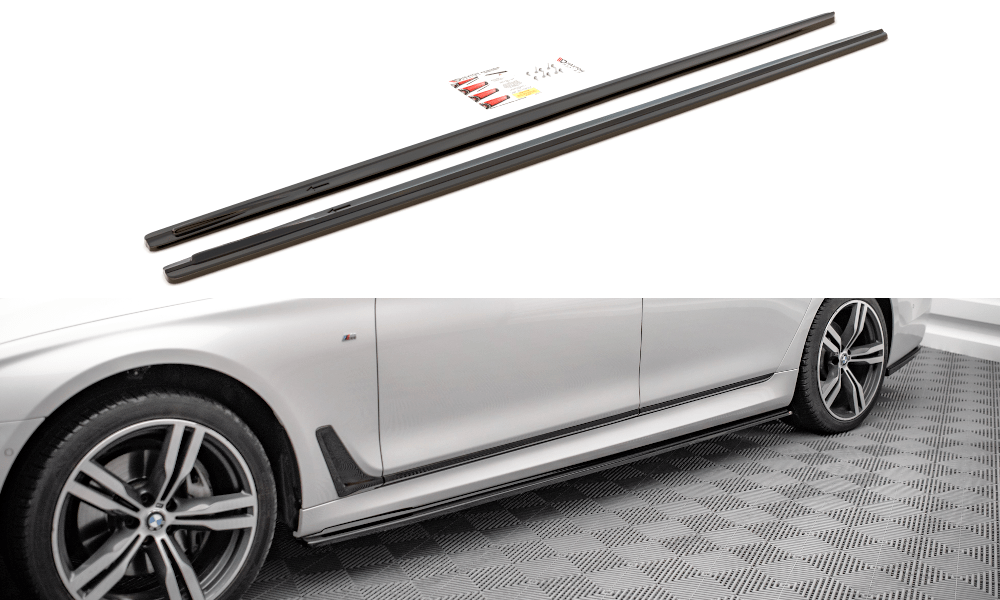 Maxton Design Side Skirts Diffusers For BMW 7 Long M-Pack G12