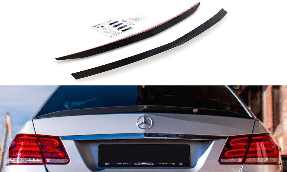 Maxton Design Spoiler Cap Mercedes-Benz E63 AMG Sedan W212 Facelift