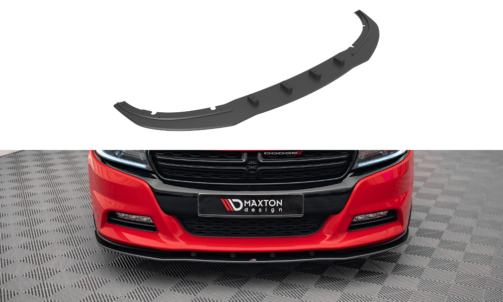 Maxton Design Street Pro Front Splitter Dodge Charger RT MK7 Facelift
