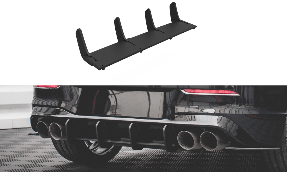 Maxton Design Street Pro Rear Diffuser - VW Golf R Mk8