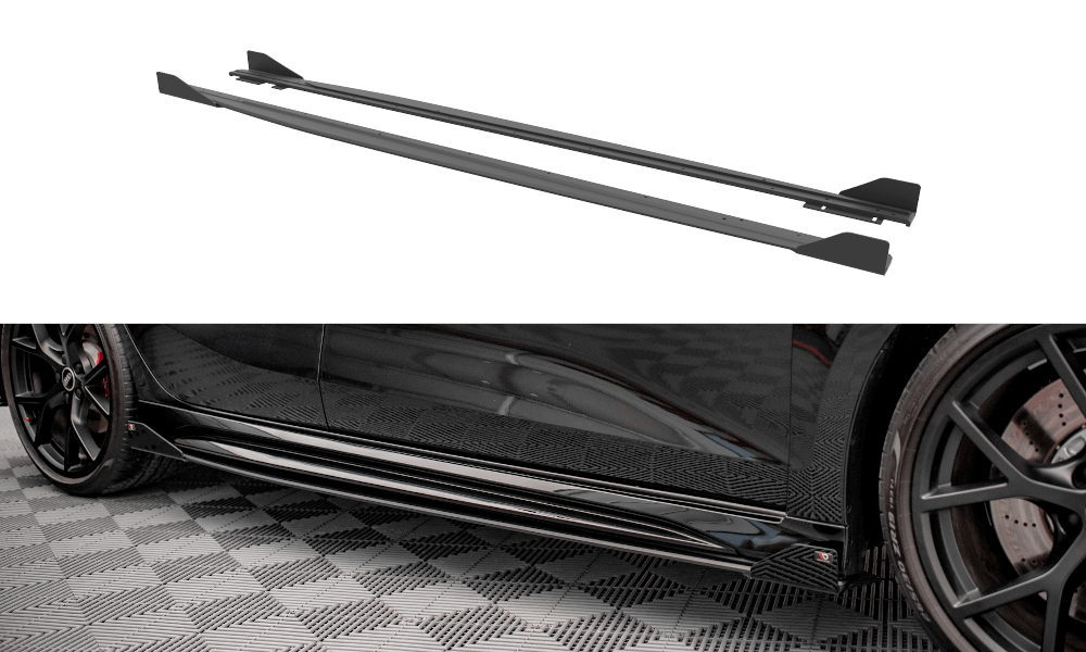 Maxton Design Street Pro Side Skirts Diffusers + Flaps Audi RS3 Sportback / Sedan 8Y