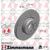 Drilled Front Brake Rotor Kit (340x30) - BMW F2X 228i / F3X 328i 428i & more