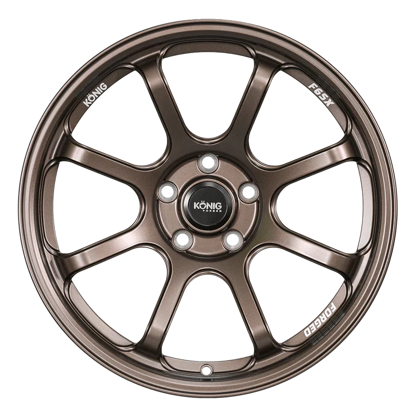 Konig Forged F6SX 17" 5x114.3 Race Bronze