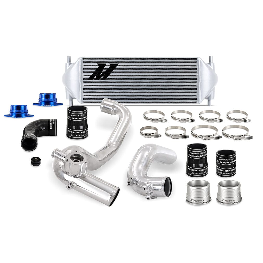 Mishimoto Performance Intercooler Kit, Ford Bronco 2.3L '21+, Silver IC, Polished IC Pipes