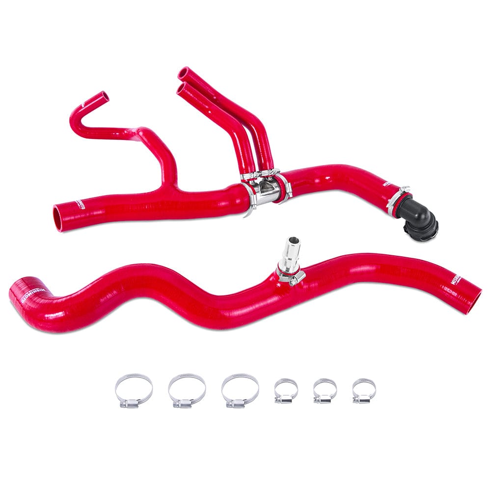 Mishimoto Silicone Coolant Hose Kit, Fits 2017 Ford Raptor 3.5L EcoBoost, Red