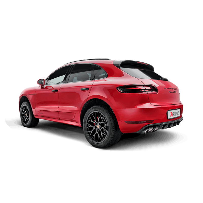 Akrapovic Porsche Macan Turbo (95B) Evolution Line Cat Back (Titanium) w/ Titanium Tips