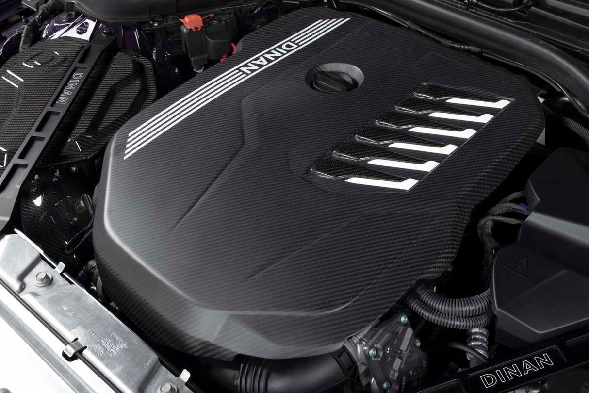 Dinan Matte Carbon Fiber Engine Cover - BMW / G2X / G4X / B58
