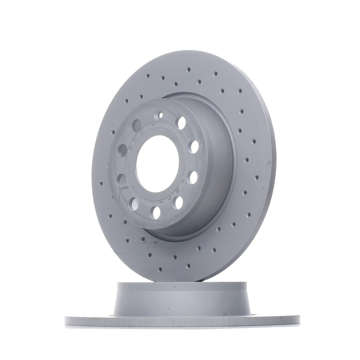 Zimmerman X-Drilled Rear Rotor Set (272x10mm) - VW/Audi / MK5 / MK6 / MK7 / Golf / Jetta & More