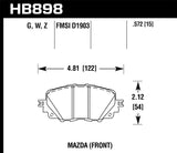 Hawk 15-17 Ford Mustang Shelby GT350/GT350R DTC-30 Front Race Pads