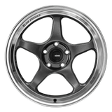 Konig Hyperspec 15" 4x100 Anthracite Metallic w/ Mirror Machined Lip