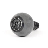 BFI GS2 Heavy Weight Shift Knob - Gray Alcantara - Black Anodized (981 / 991 Porsche Fitment)