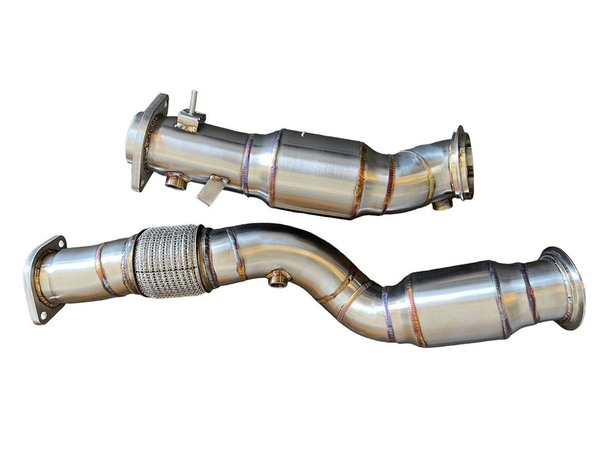 MAD US S58 Catted Downpipes W/ Flex Section - BMW G8x / M2 / M3 / M4