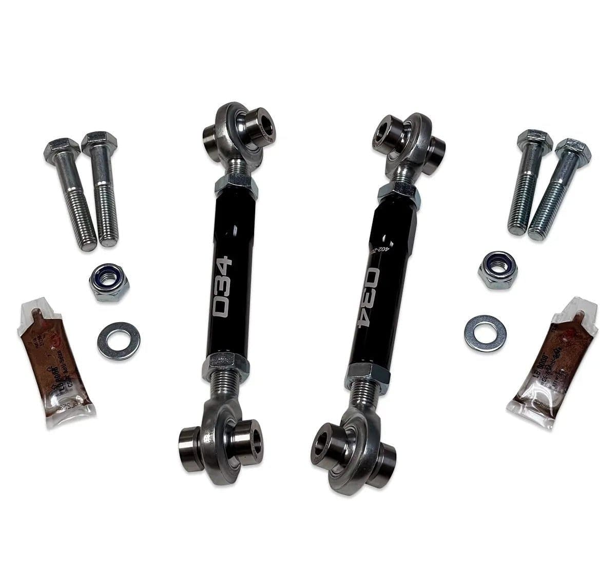 034 Motorsport Billet Adjustable Front Sway Bar End Link Pair - Audi / Gen 1 / Gen 1.5 / R8 (4.2 V8 & 5.2 V10)