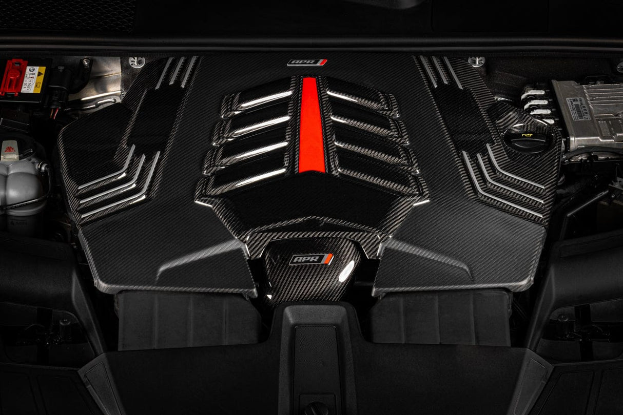 APR Engine Cover (Carbon Fiber) - Audi/Porsche / 4M / 2.9T / 3.0T / 4.0T / Q7 / Q8 / SQ7 / SQ8 / RSQ8 / Cayenne