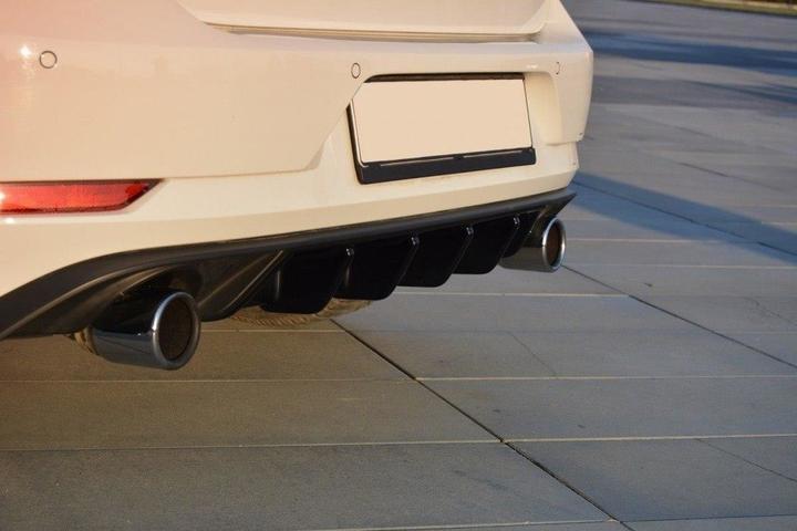 Maxton Design Rear Diffuser | Volkswagen Mk7.5 GTI (Gloss Black)