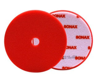 SONAX Red Hard Cutting/Polishing Pad (6.5 inches / 165 mm)