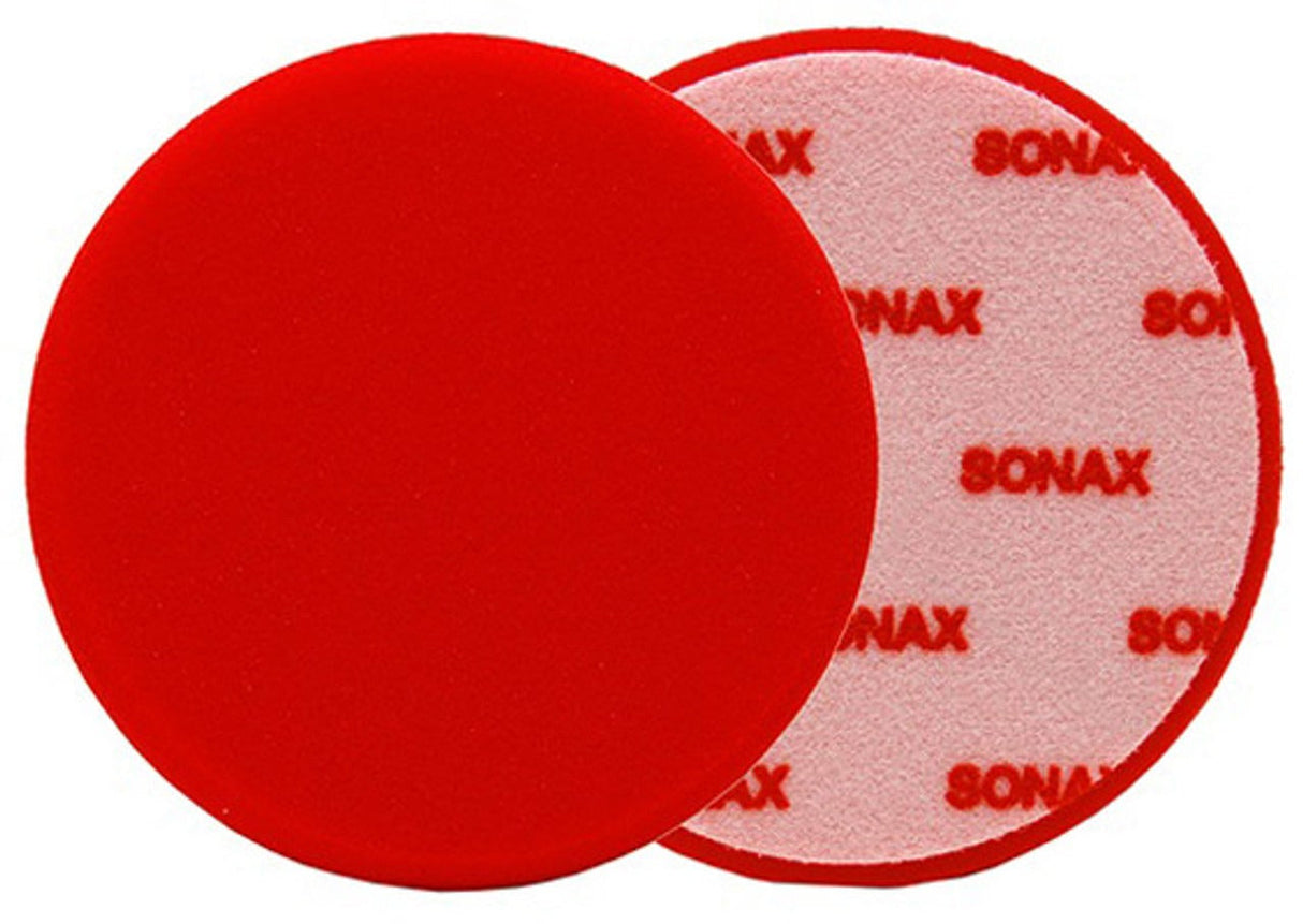 SONAX Red Hard Cutting/Polishing Pad (6.25 in. / 160 mm)