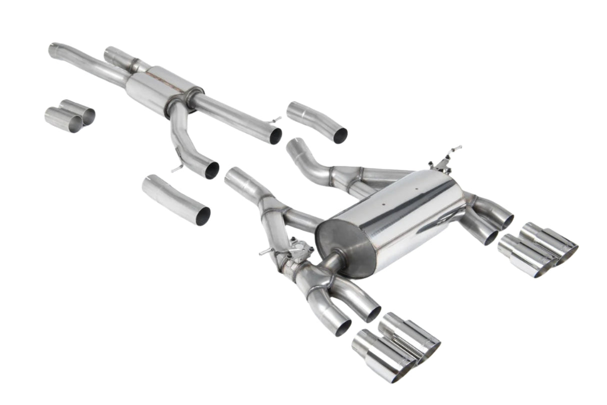 Milltek Resonated Cat Back Exhaust System - BMW / F8X / M3 / M4