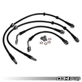 034Motorsport Stainless Steel Braided Brake Line Kit - Audi 8Y RS3