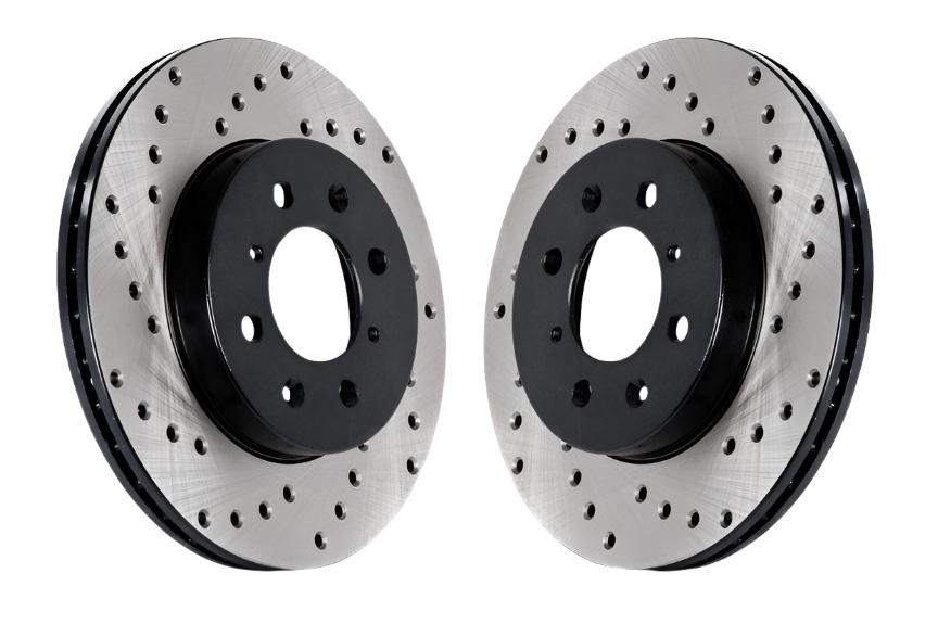 Rear Stoptech Cross Drilled Rotors - Set of 2 Rotors (226x10mm) Mk3 Golf | Jetta VR6