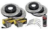 Stoptech Cross Drilled Rotor Kit with Pads | B7 Audi RS4 (NLA)
