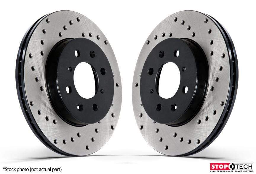 Rear Stoptech Cross Drilled Rotors - Set of 2 Rotors (260x12) (NLA)